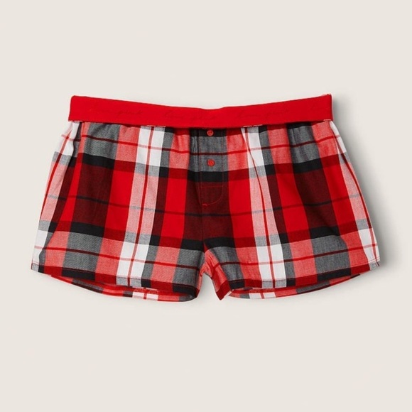 (XL) Victoria’s Secret Plaid Flannel Pajama Short - Picture 15 of 16